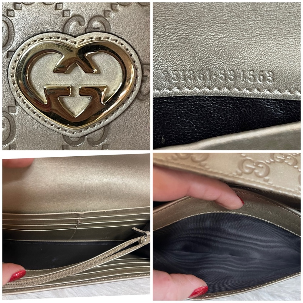 Authentic GUCCI Monogram GG wallet without the off brand chain. - Picture 10 of 16